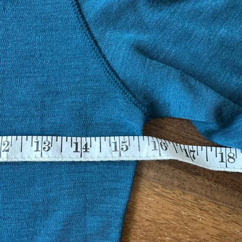 Smartwool Teal Crew Neck Top - Picture 4 of 9
